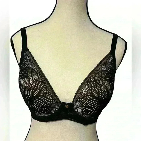 Natori Black Lace Bra - Picture 1 of 14
